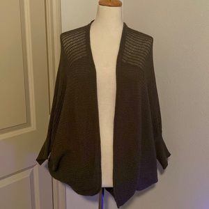 Olive green Cocoon Knit Cardigan